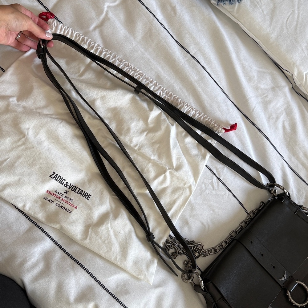 Zadig & Voltaire Kate leather Crossbody and Shoulder bag with dust bag - Picture 14 of 16